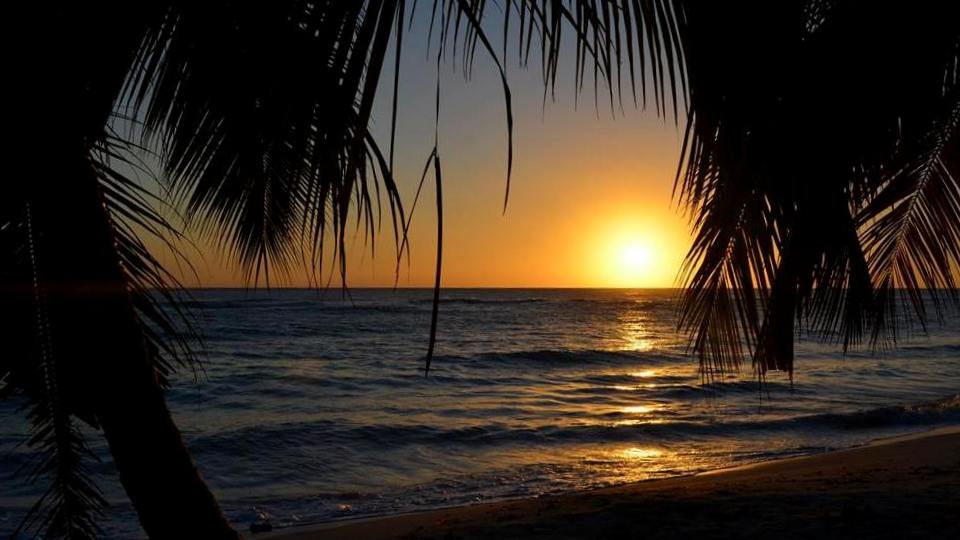 Sunset on Saona Island