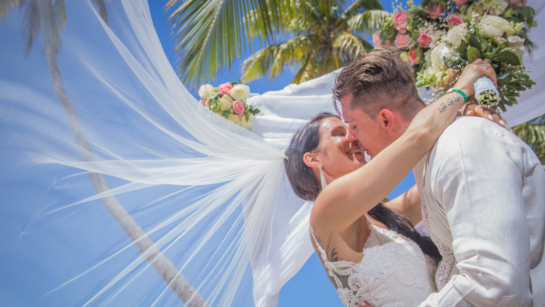 Destination Wedding on Saona Island, Dominican Republic